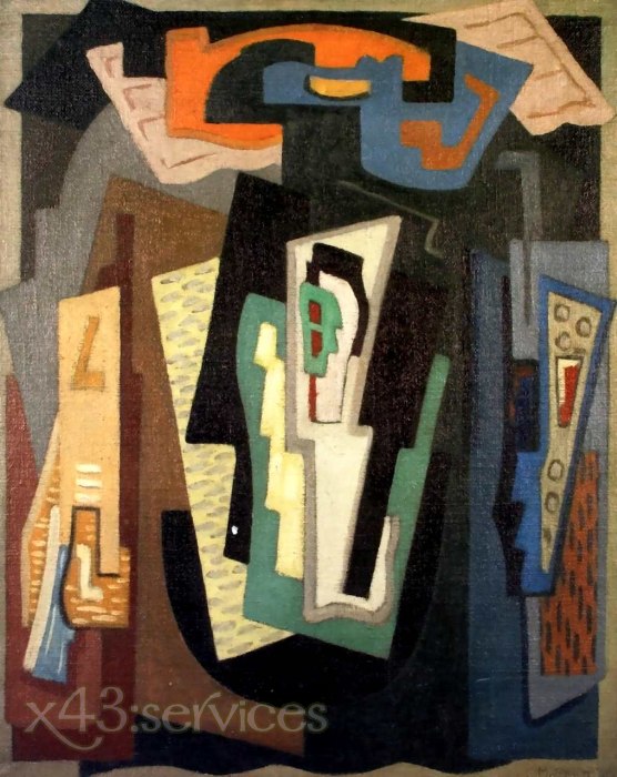 Mainie Jellett - Abstrakte Komposition - Abstract Composition 1924-1 - zum Schließen ins Bild klicken